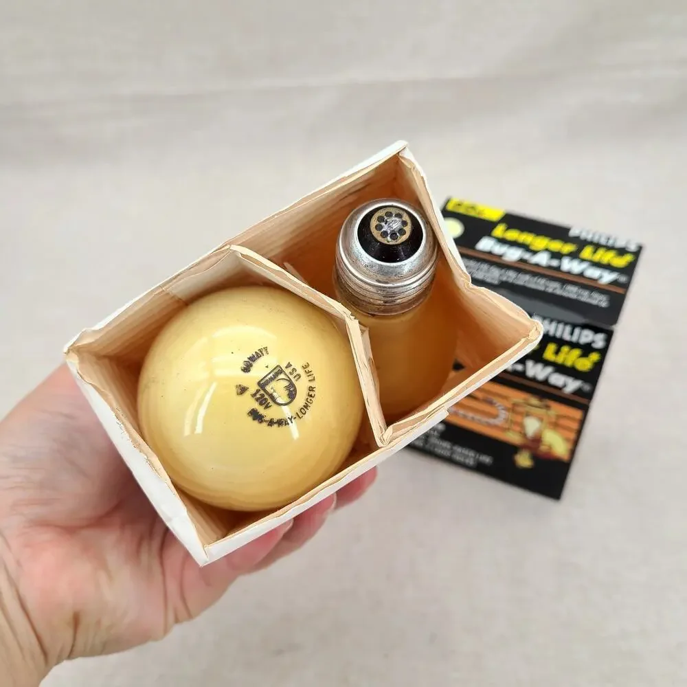 Philips Longer Life Bug-A-Way 60W Yellow Light Bulbs - 2-Pack - 1350 Avg. Hours